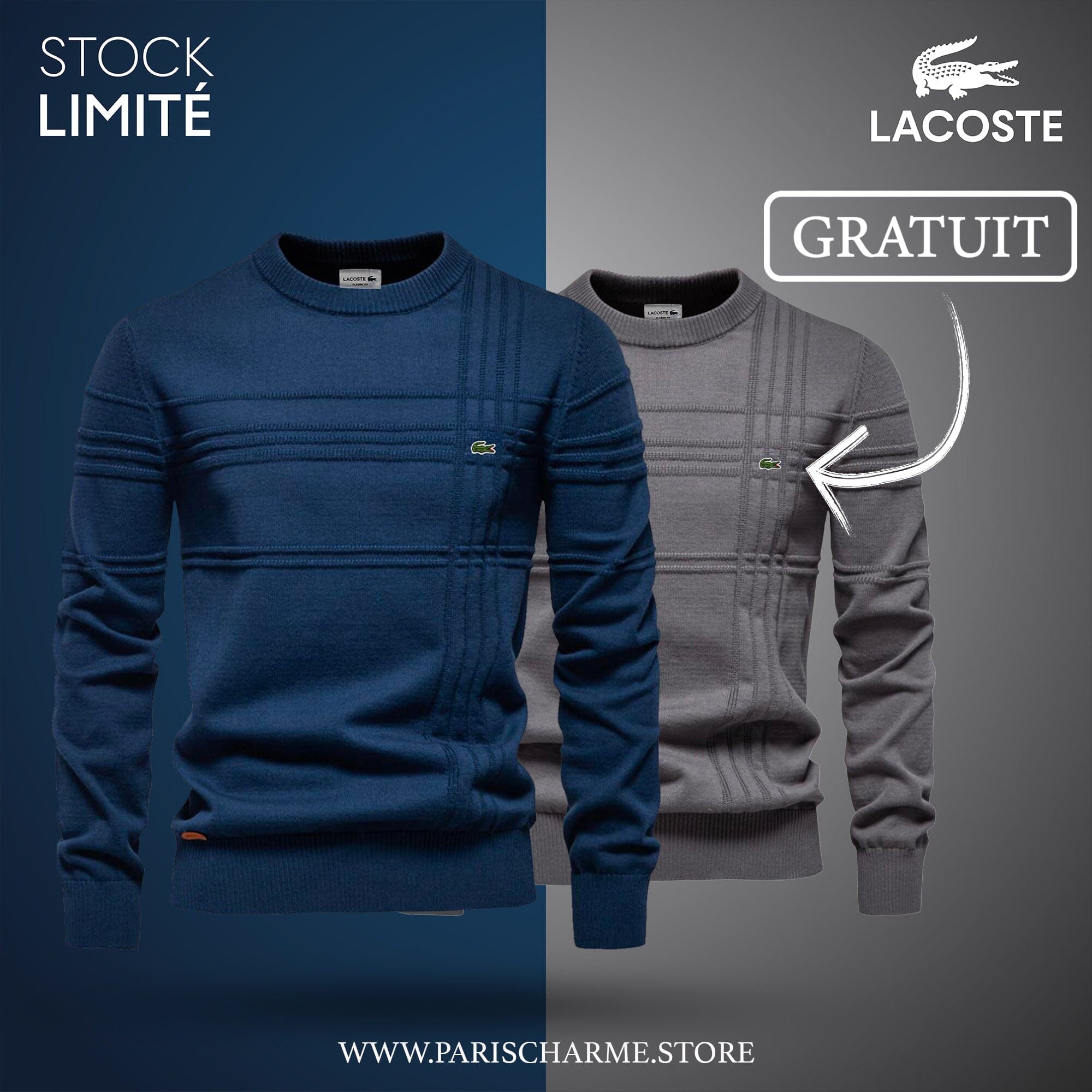 LC™ 1+1 Textured Men's Sweater (Volk Belmont)