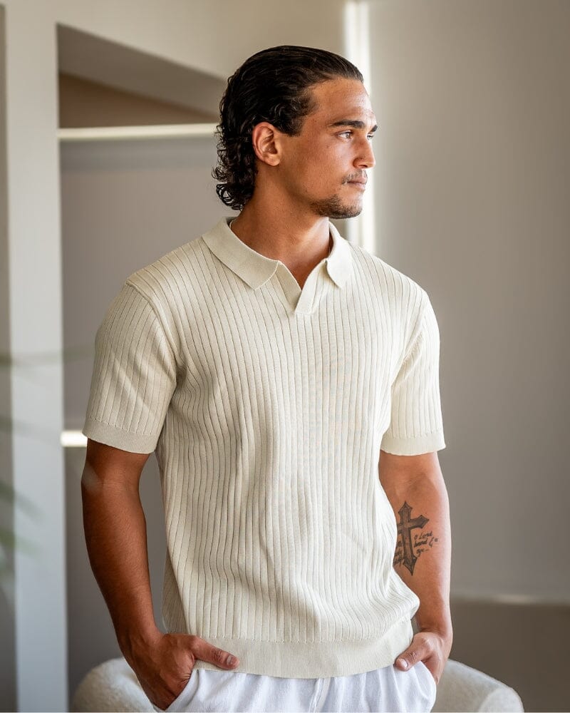 Premium Striped Polo