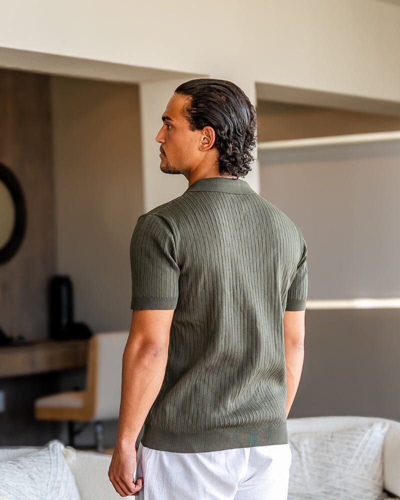 Premium Striped Polo