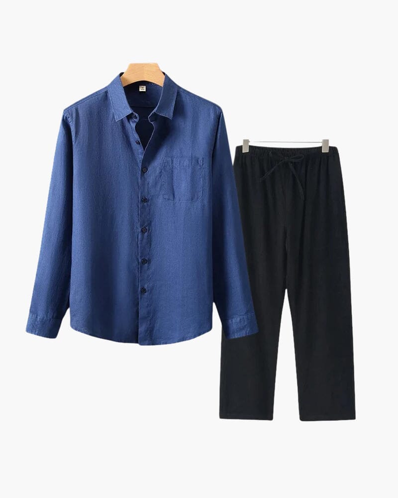 Old Money Linen Set (Long Sleeve)