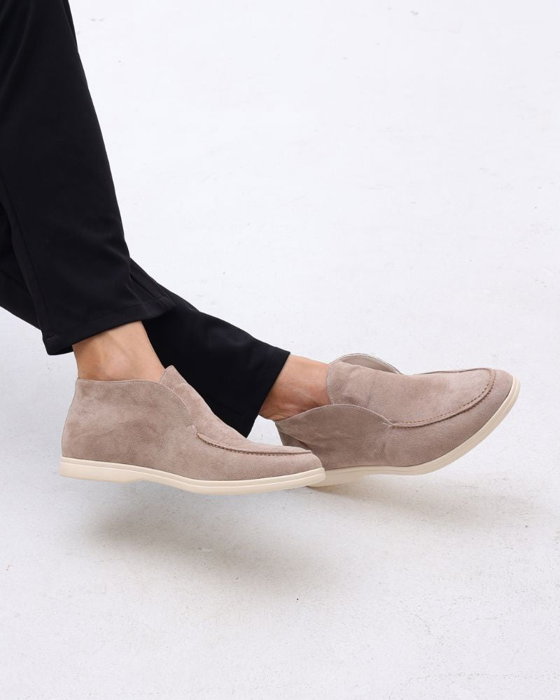 Old Money High Luxury Suede Loafers