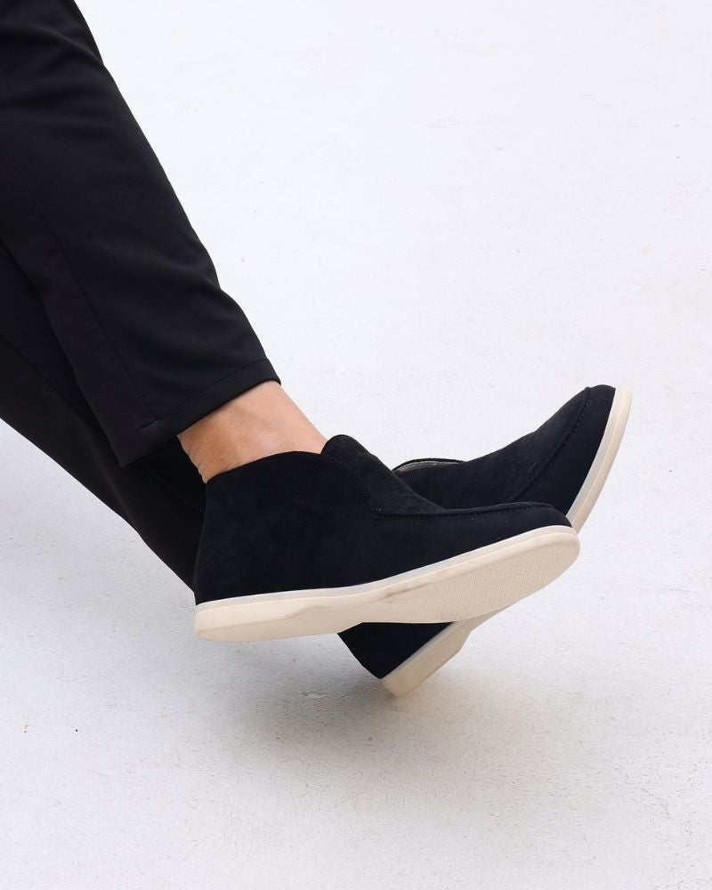 Old Money High Luxury Suede Loafers