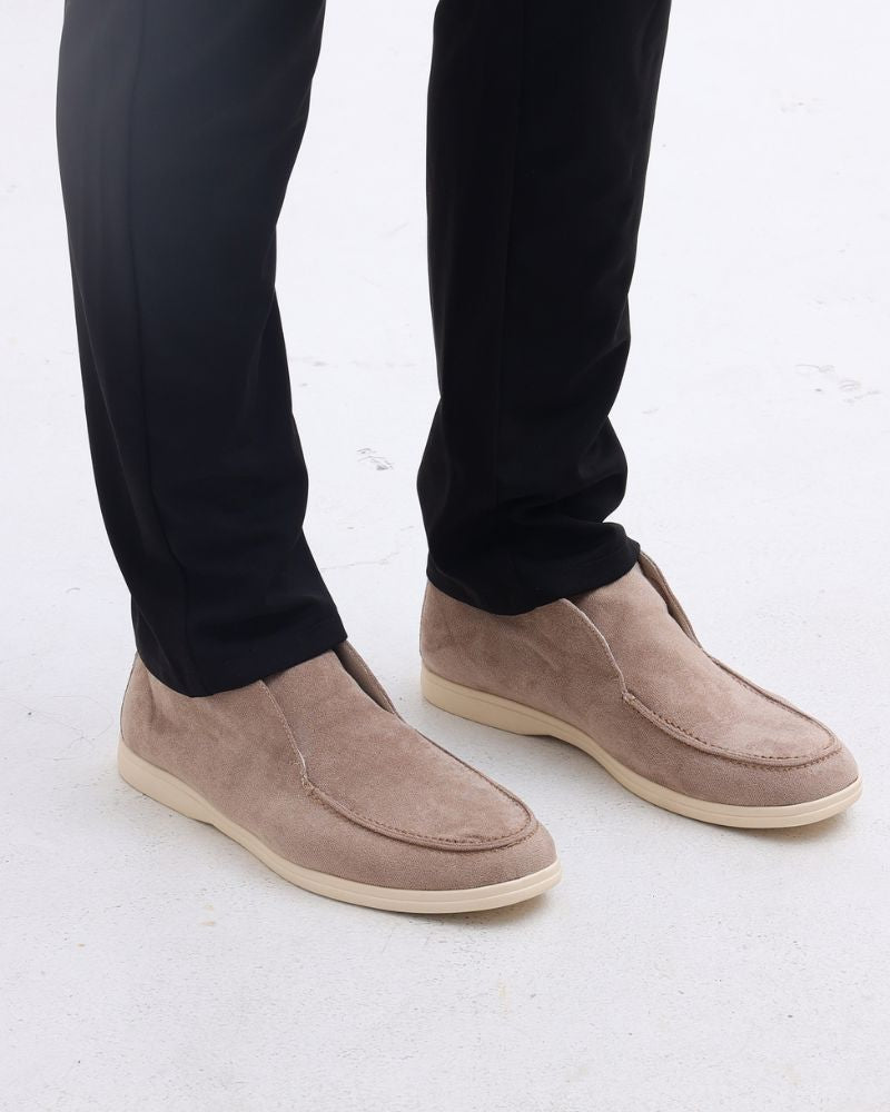 Old Money High Luxury Suede Loafers