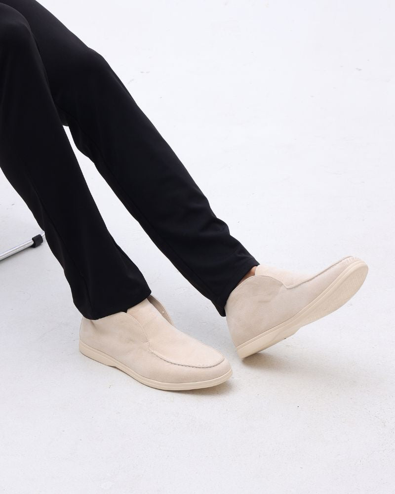 Old Money High Luxury Suede Loafers