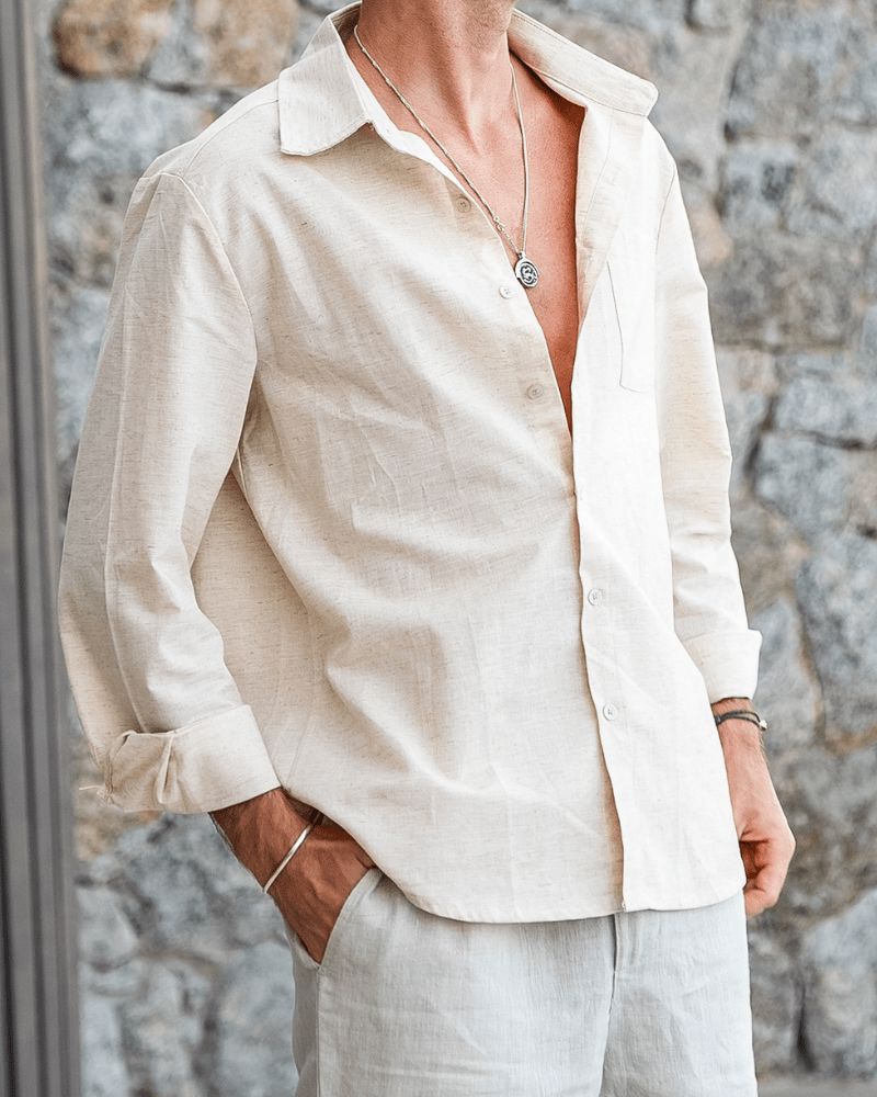 Cap Town 100% Linen Shirt