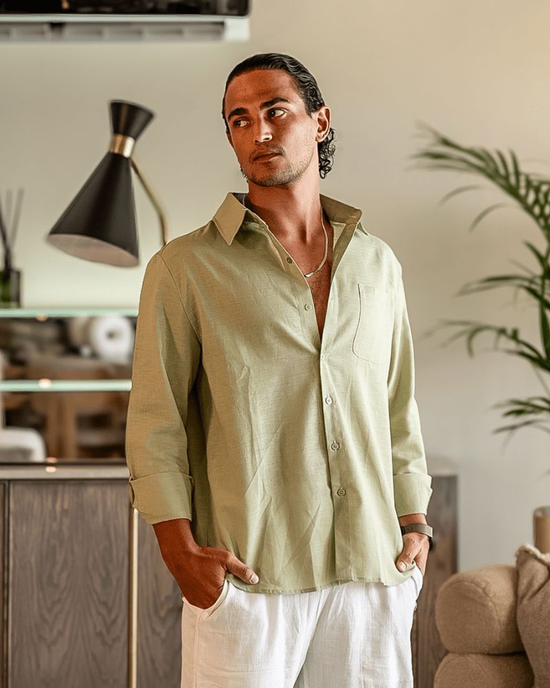 Cap Town 100% Linen Shirt