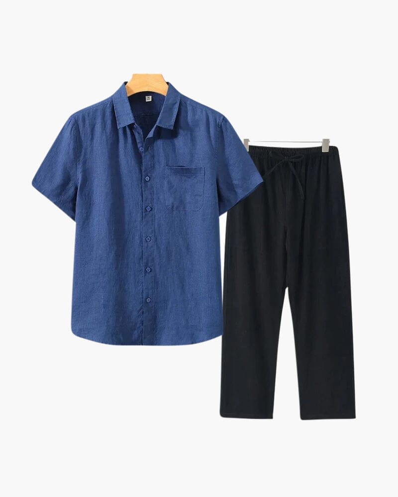 Old Money Linen Set (Short Sleeve)